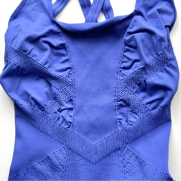 NWOT Free People Movement “The Class” Onesie. Blue. Size: M/L - Picture 4 of 12